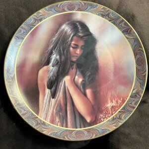 First Glance by Lee Bogle Collector Plate – Native Beauty Series #4